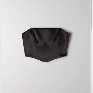 Aritzia black corset